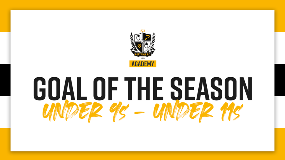 Academy Goal of the Season Nominations  | Under 9s to Under 11s